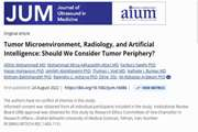 Tumor Microenvironment, Radiology, and Artificial Intelligence: Should We Consider Tumor Periphery?